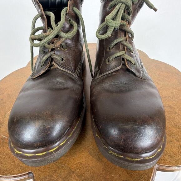 Dr. Martens Vintage Brown Leather 8-Eye Boots Made in England US Men\'s 12 main image 8